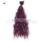 No Shedding Factory Price Synthetic Straight Wavy Hair Extension thumbnail-1