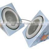 Supplier 3.5mm Connector 8*8*8 Papaer Speaker Mini thumbnail-3