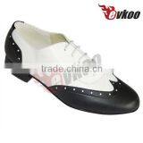 High Quality Black and White Genuine Leather Latin for Men Shoes thumbnail-3