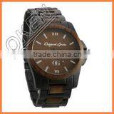 2016 Handsome Hot Sale Zebra Wooden Wristwatches OEM China Manufacturer thumbnail-1