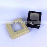 Custom Logo Print on Paper Cardboard Gift Boxes Clear Lid