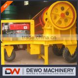 small and lab mobile jaw crusher