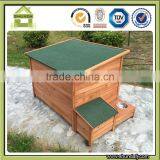 Wooden Outdoor Flat Roof Dog Kennel thumbnail-3