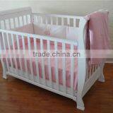 140x70cm Multifunctional Wooden Baby Cribs Convertible Crib thumbnail-3