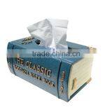 Personalized Handmade Painted Decorative Poly Resin Book Tissue Dispenser Box thumbnail-1