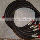 5 Hydraulic Hoses Gates 8C3 1/2 in Hose 1/2 in Male NPT thumbnail-1