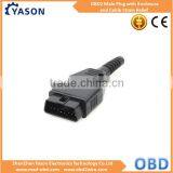 OBD2 J1962 Male Plug With Enclosure and Cable Strain Relief