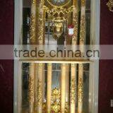 Elegant Royal Wall Hanging Clock, Brass 24K Gold Plated Wall Hanging Clock, Charming Wall Mounted Clock thumbnail-5