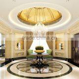 European Elegant Style Internal 3d Design For Entrance Hall of Private Villa thumbnail-1