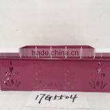 Wholesale Chinese Star Pattern Hollow Out Galvanized Indoor Rectangular Flowerpot Planter Box thumbnail-3