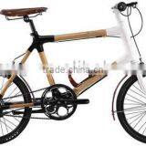 Eco-friendly 3-Speed Original Bamboo City Bicycle thumbnail-1