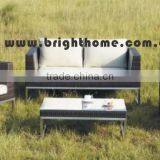 Two Seat Small Sofa With Stainless Steel Leg thumbnail-1