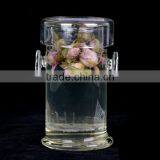 Perfect Design Double Wall Lid Tea Infuser Water Drinking Glass Tumbler - 10oz 300ml thumbnail-3