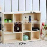 DIY Display Wood Storage Box Cabinet on Wall Desk thumbnail-3