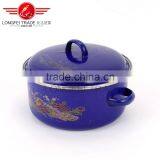 Bule Enamel Cookware/enamel Casserole Sets With Enamel Lid Wholesale thumbnail-3