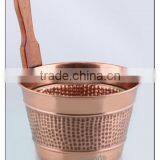 Copper Hammered Sauna Bucket thumbnail-1
