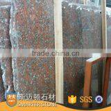 Polished Red Granite Santiago Red Imported Granite Slab&tiles