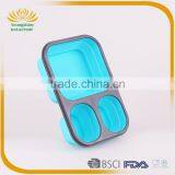 Silicone Collapsible Bento Lunch Box thumbnail-5