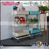 Stainless Steel Rolling Kitchen Trolley Cart With Wheels thumbnail-5