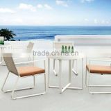 Garden relax chair with round side table furniture