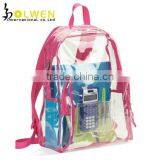 Fashion Girls Clear PVC Backpack thumbnail-1