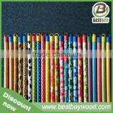 PVC Coated Wood Broom Handle/Factory Cheap Price Broom Handle Wood Pvc Coated Mop Handle thumbnail-1