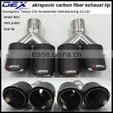 Carbon Fiber Akrapovic Muffler Tip in Exhaust System thumbnail-4