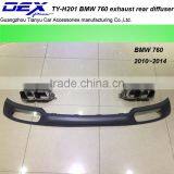 Auto PP Exhaust Rear Diffuser for B~MW 760