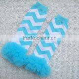 Christmas Baby Leg Warmers Cotton Knitted Printed Warmer With Ruffles Toddler Knee High Socks thumbnail-5