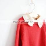 New Design Girl Fashion Pullover Kids Crochet Candy Color Sweater thumbnail-3