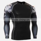 Breathable Quick Dry Sublimation Men Compression Shirt thumbnail-1