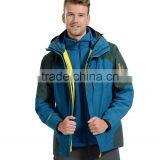 3 In 1 Winter Warm Waterproof Customized Size Outdoor Jackets For Men thumbnail-2