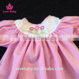 Girl Pink Easter Swing Top With Rabbit Embroidery, Cute Girl Summer Dresses Top LBYTZ001-11 thumbnail-2