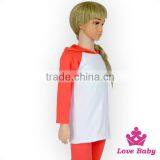 Baby Sweatshirt Wholesale Leopard & White Raglan Hood Soft Touch Baby Hoody Coat thumbnail-2