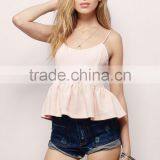 Crop Tops Spaghetti Strap Sexy Bra Bustier Pink Corsets Vest Camisole Tank Top thumbnail-2