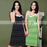 New2014 Women Fashion Yarn Dyed Striped Pajama Women Thermal Pajamas thumbnail-1