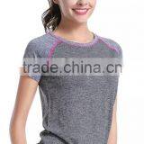 Womens Quick Dry Short Sleeve Sport Gym Running Athletic Wear Tee T Shirts Tops thumbnail-2