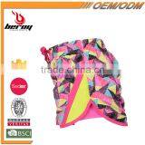 Custom Printing 100% Polyester Kids Sports Beach Shorts for Girls thumbnail-2