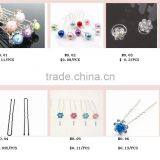 High Quality Crystal Bridal Wedding Hair Pins Clips thumbnail-3