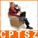 Top Hot Selling Fashion Full Face Carnival Mask Celebrations Party Different Design Realisic Horsehead Mask thumbnail-3