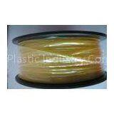 Plastic 1.75mm Transparent ABS Filament Yellow For Reprap 3D Printer