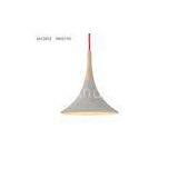 Trumpet Shaped Hanging Concrete Lamp Shades Eco - Friendly 30cm 35cm