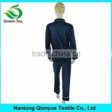 Women Navy Silky Polyester Satin Pajamas Sets thumbnail-2