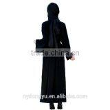 Chiffon Women Flower Muslim Dress/ Juja Muslim Islamic Fashionable Abaya Kaftan Dresses/fancy dl Islamic Muslim Dress