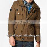 Factory Wholesale Mens Casual Cotton Jacket Slim Fit Jacket thumbnail-1