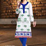 Multiple Design Ethnic Printed Cotton Girls Tunic & Kurits in 100% Cotton Fabric thumbnail-1