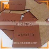 Custom Personalized Logo Genuine Leather Label/ Leather Patch and Tags for Garment thumbnail-3