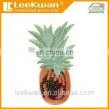 Pineapple Sequin Embroidery Applique With Sew-on Backing thumbnail-1