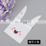 AL001158 Cute Rabbit Plastic Gift Package Bag For Cookies Cake Candy Goodies Soap 6 Style Available MOQ 100 PCS thumbnail-5