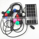 Energy Saving RGB Solar Powered string light with Remote Control for Halloween Christmas Party Lights